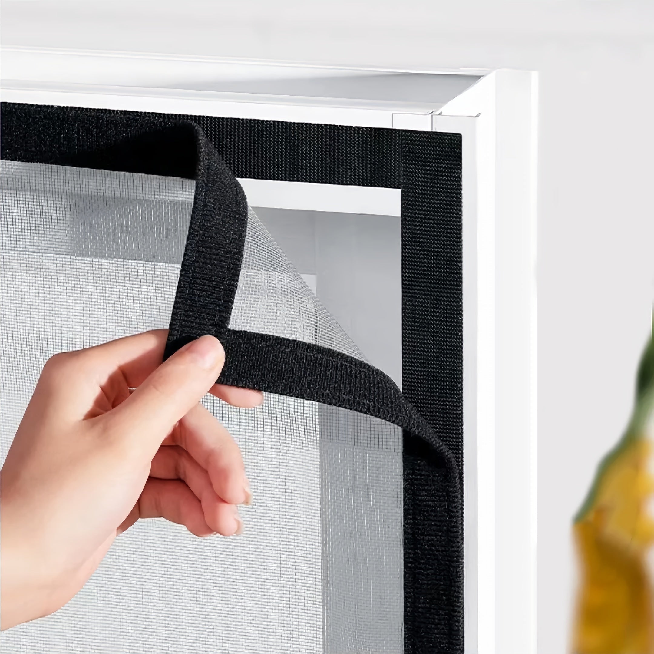 Gray Fiberglass Window Screen Waterproof Light-Filtering Mesh for All Seasons