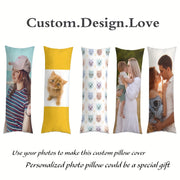 Personalized Photo Body Pillowcase for Special Occasions 20x54 Inches Double-Sided Printing