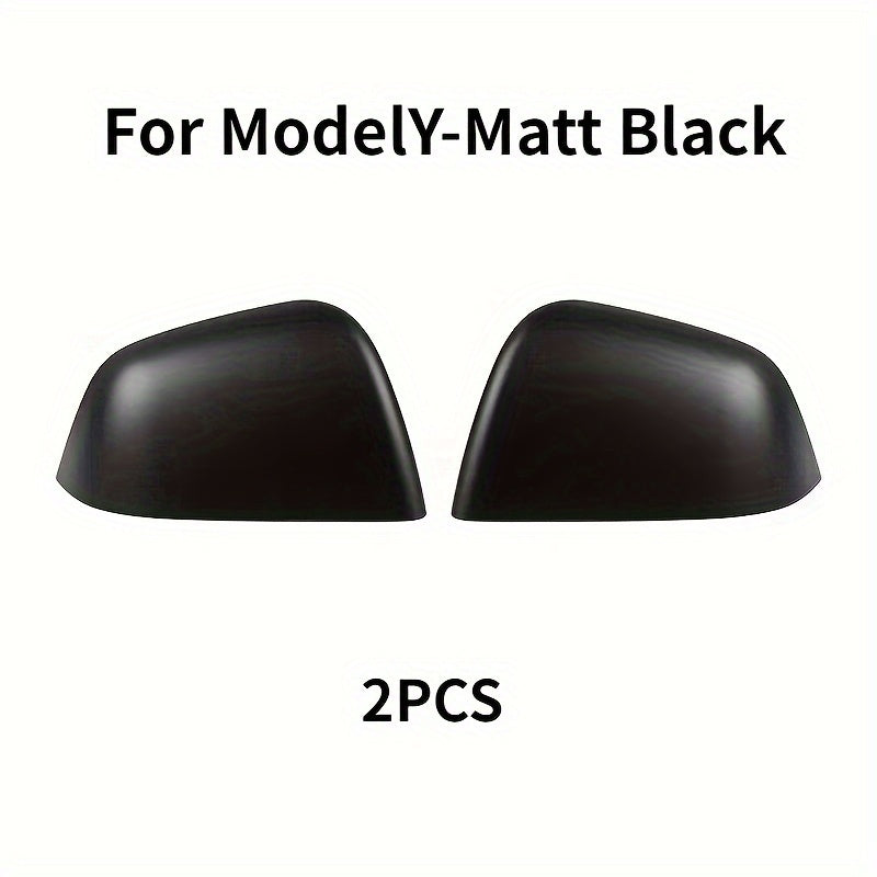 Car Rearview Mirror Cover Protector Set for Tesla Model 3 and Y 2020-2024