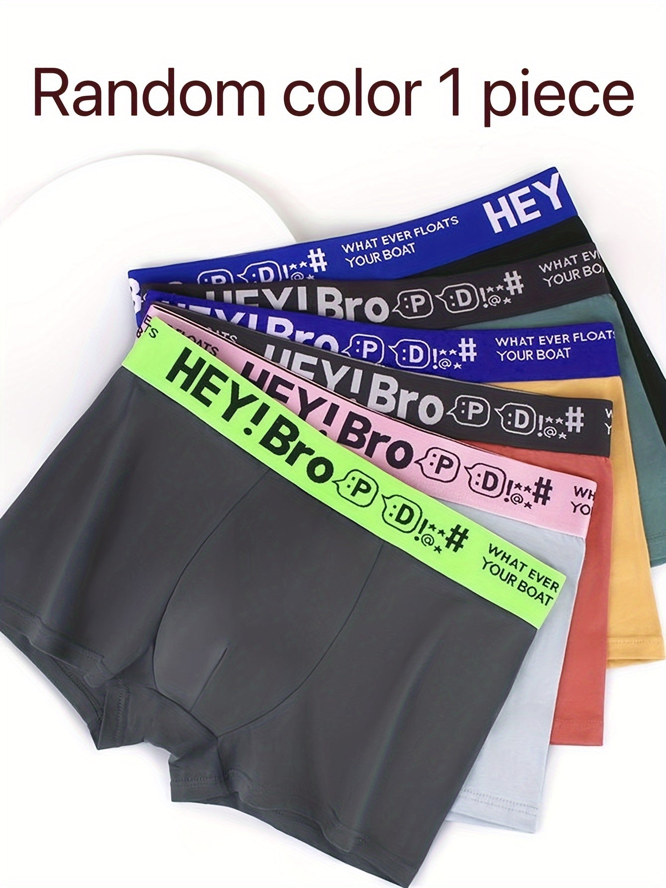 Men's Cotton Boxer Shorts Large Sizes Random Colors Stylish Waistband