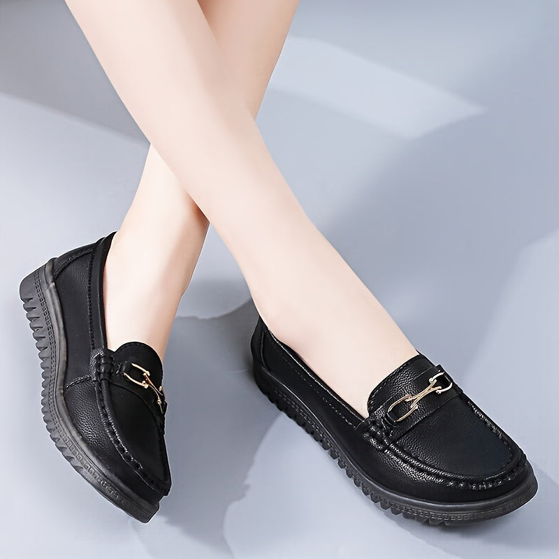 Women's Casual Slip-On Sneakers Flat Shoes Breathable Anti-Shock All Seasons