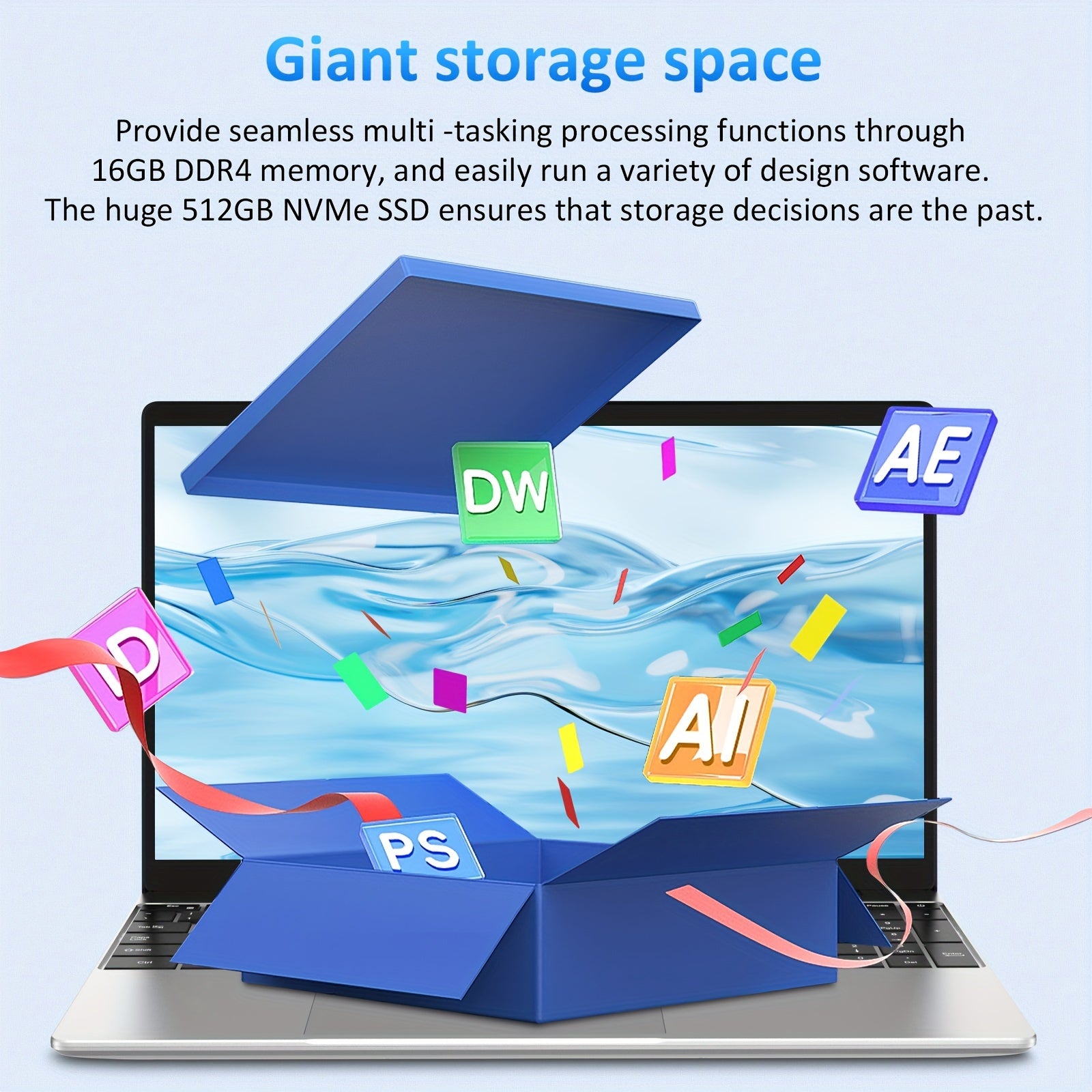 Portátil de 15.6 pulgadas con 16GB DDR4 RAM, 512GB SSD, pantalla FHD IPS, Windows 11 Pro