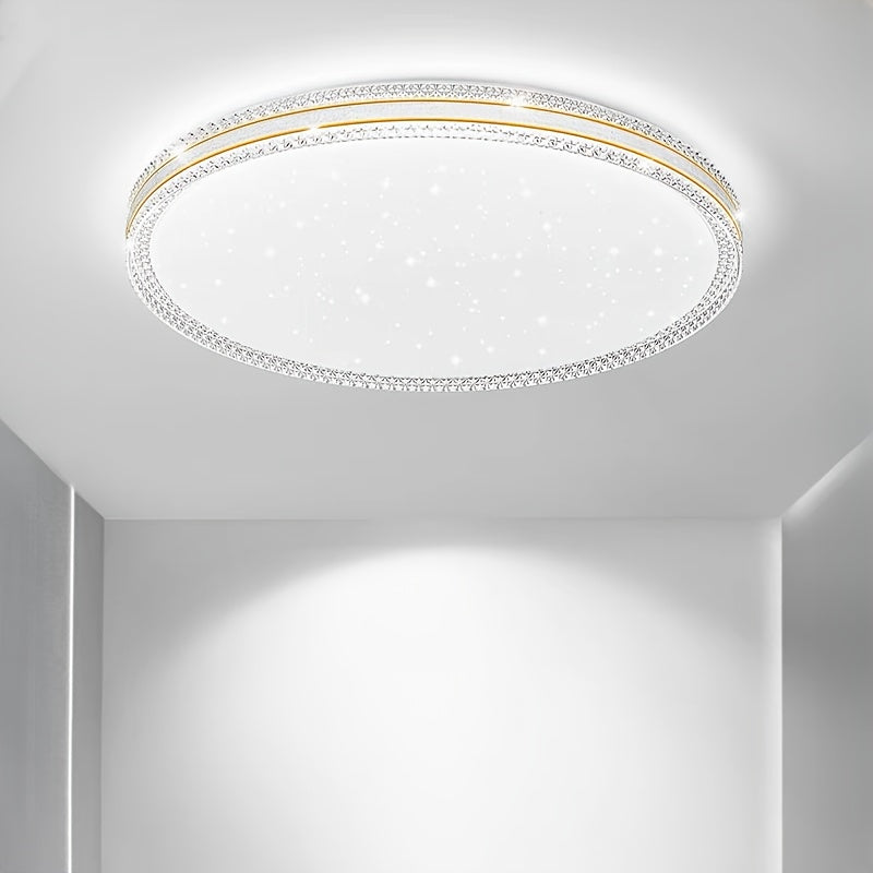 12.6 Inch LED Ceiling Light Fixture for Bedroom Kitchen Bathroom Hallway Daylight White 6000K