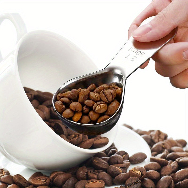 Stainless Steel Coffee Measuring Spoon 30ml Capacity for Milk Powder and Baking