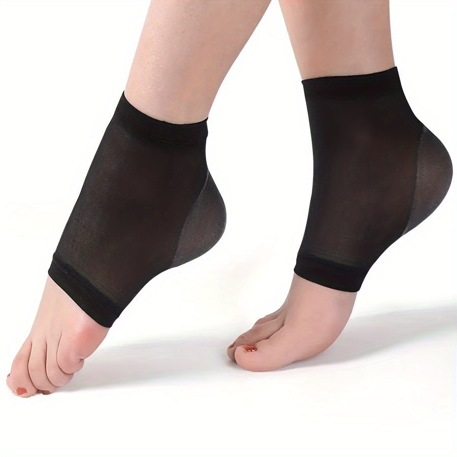 Unisex Gel Heel Protectors Moisture-Wicking Slip-On Shoe Covers