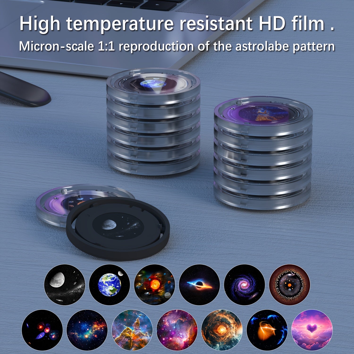 Kids Adults ABS Material LED Starry Sky Projector with Music and Slides