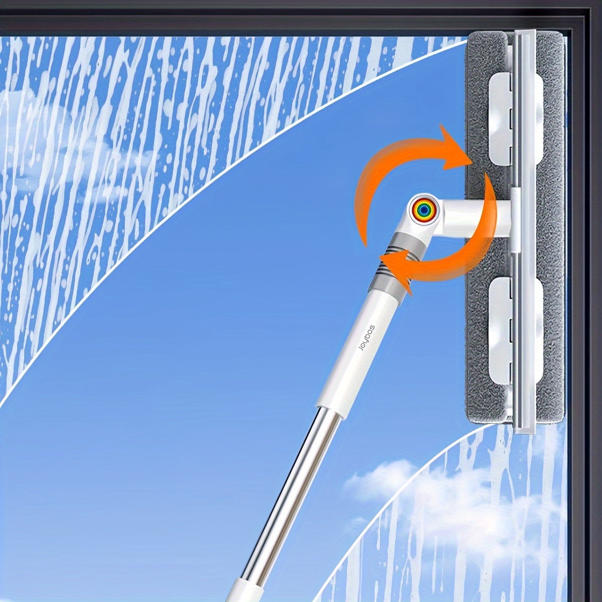 Baland binolar uchun mo'ljallangan maxsus shisha tozalash qirqgichi