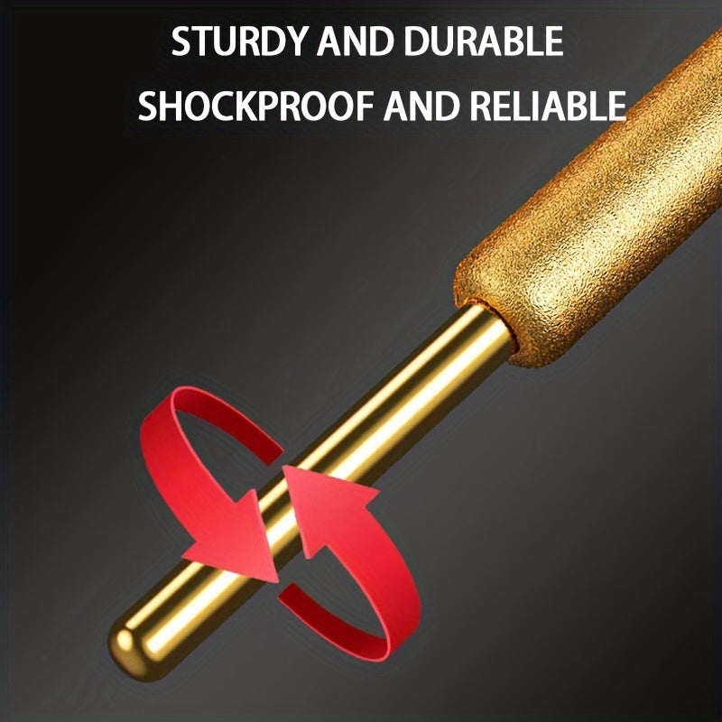 9pcs Titanium-Coated Emery Grinding Wheel for Electric and Chain Saws