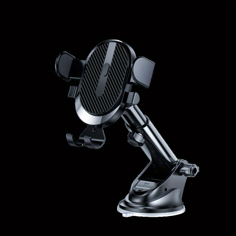 Car Dashboard Suction Cup Phone Holder Retractable Rotating Mount
