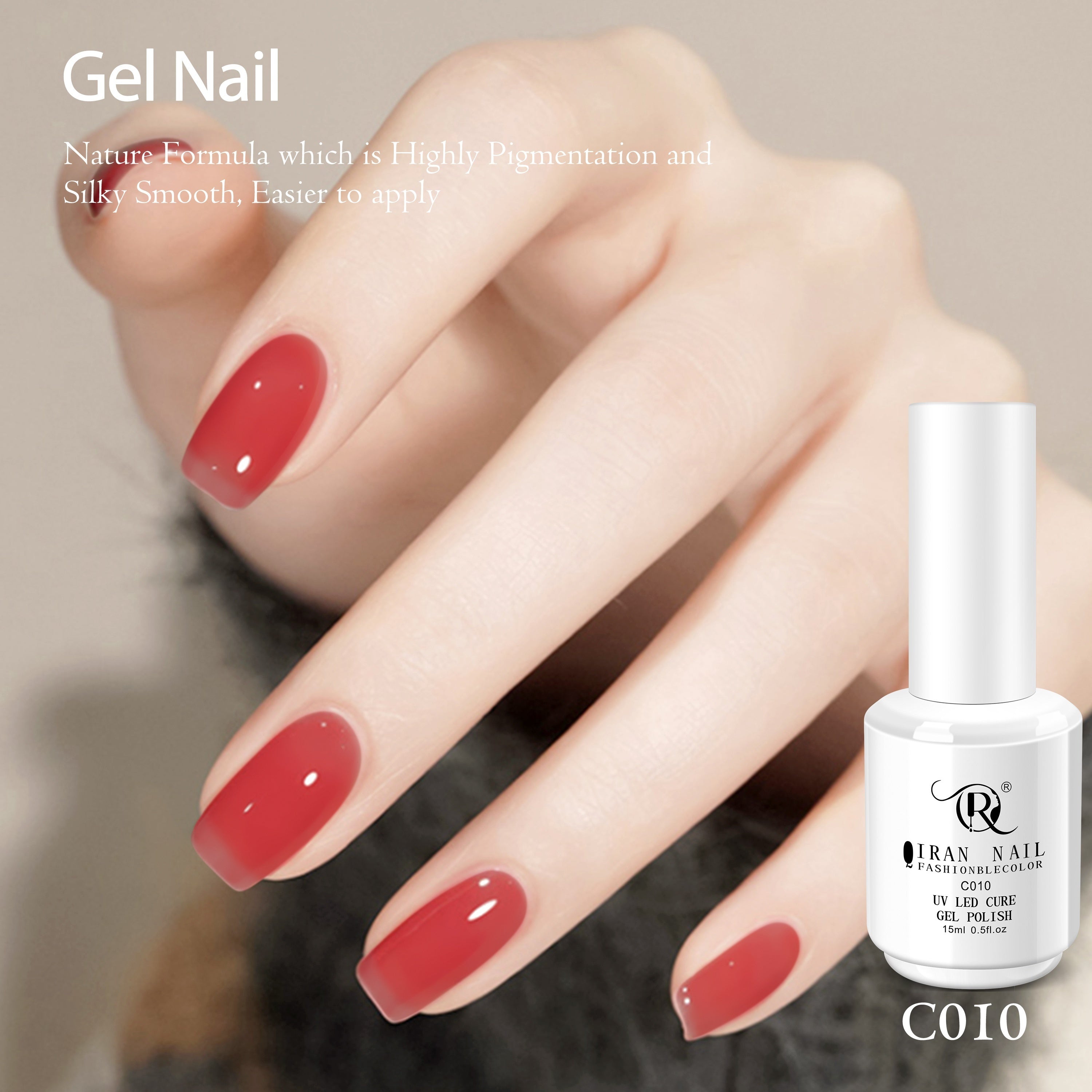 15ml Sheer Ice Jelly Gel Nail Polish Nude Pink Ombré Long-Lasting