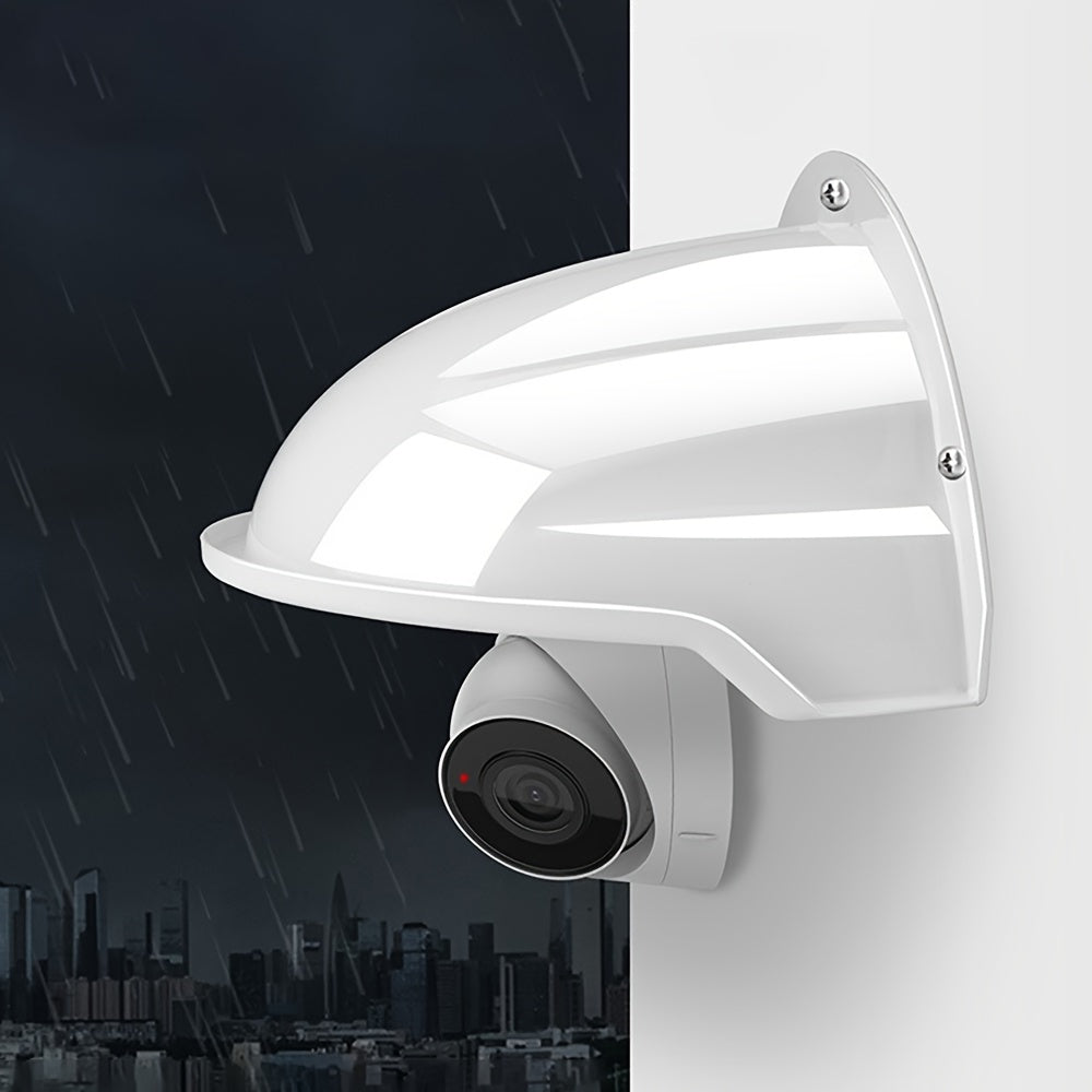 Waterproof Outdoor Security Camera Cover White Universal Sun Rain Shield