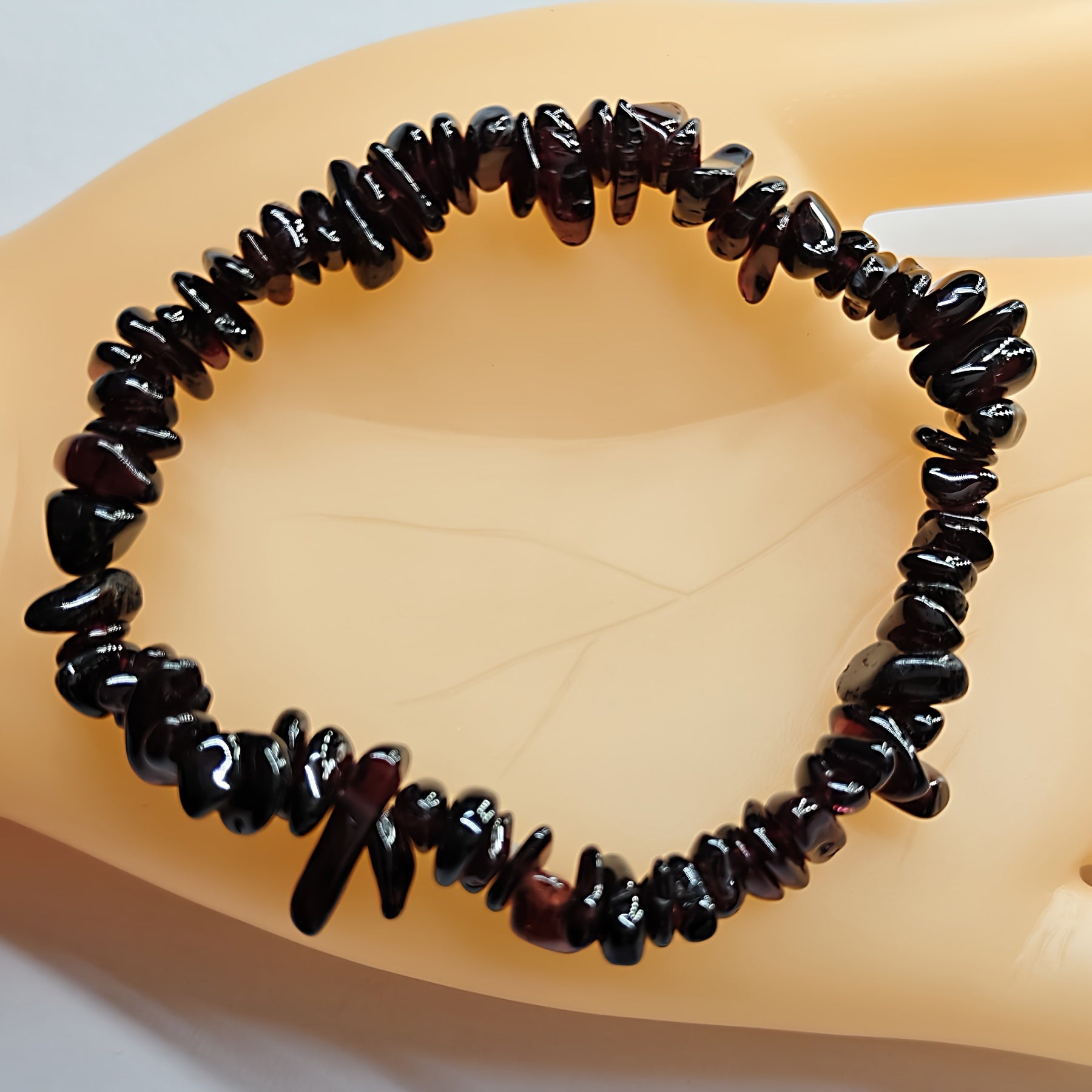 Natural Gemstone Bracelet Set with Lucky Feng Shui Protection Stickers and Reflective Facets