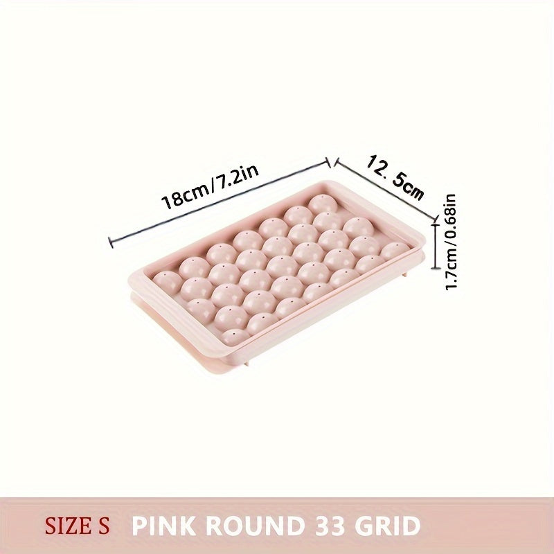 Home Kitchen Ice Cube Tray With Lid Reusable Ice Mold For Refrigerator
