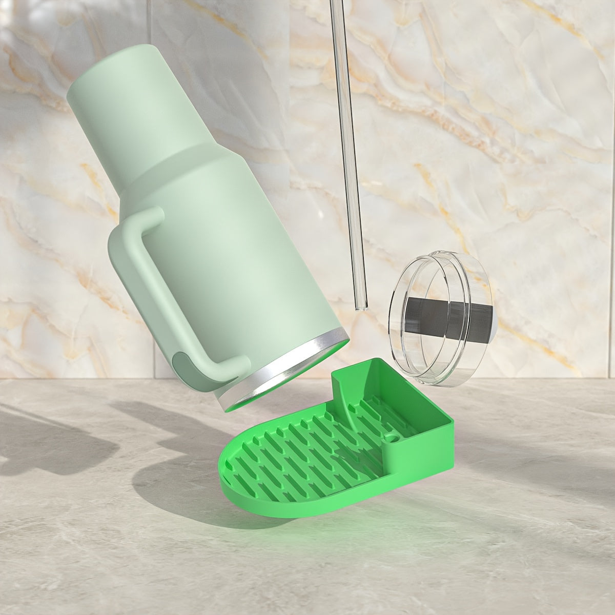 Silicone Kitchen Drain Rack for Draining Bottles Glasses and Cups Durable and Easy to Clean