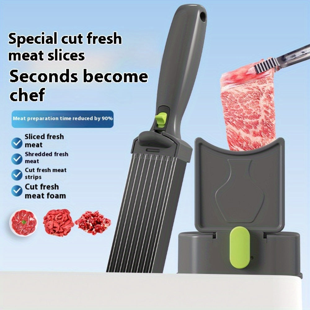 Ручной набор мясорезки для нарезки говядины, лосося, ягнятины, овощей, подходящий для приготовления барбекю, горячих блюд