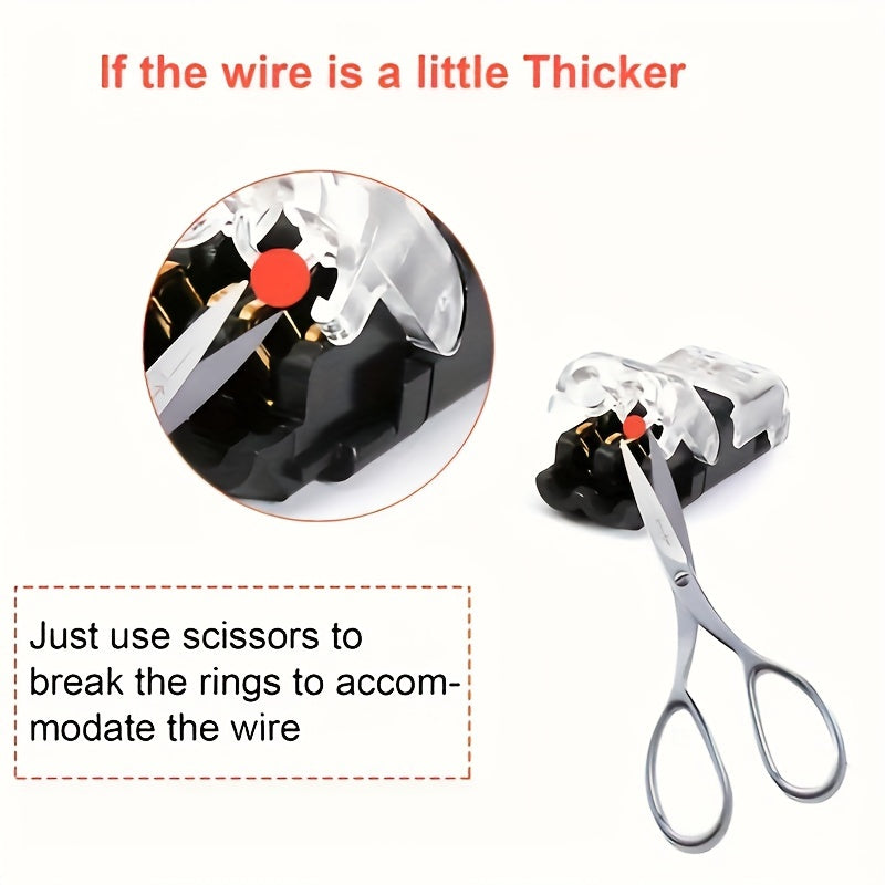 10 Pieces Brass T2 Connectors Recessed Mount Quick Connect No Solder