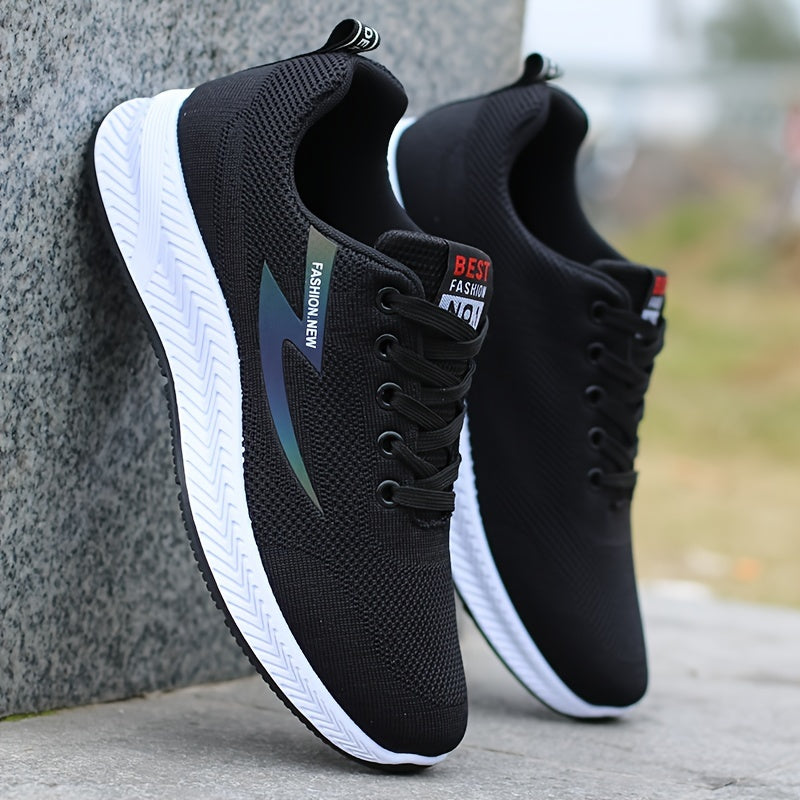 Erkaklar uchun nafas oladigan to'rli krossovkalar, barcha mavsumlarga mos zamonaviy yugurish poyabzallari, yengil, sirpanmaydigan tasodifiy poyabzal. Past bo'yli, mato ustki qismi, kauchuk taglikka ega ko'p funksiyali sport poyabzallari.