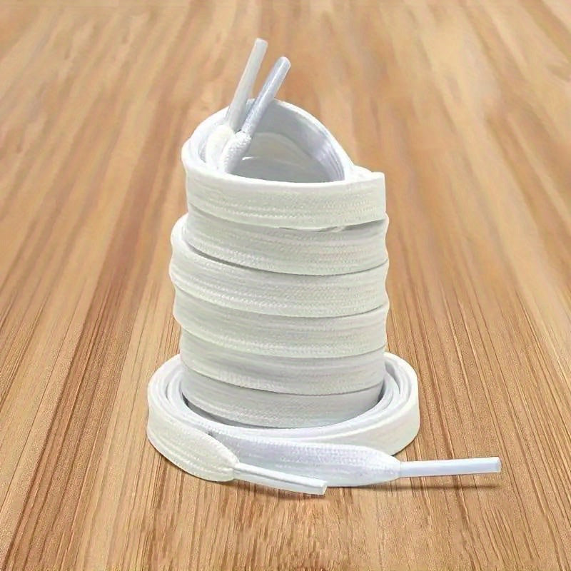 10 Pcs Polyester Shoelaces 119.89 Cm Double Layer Durable Sports Shoes Accessories