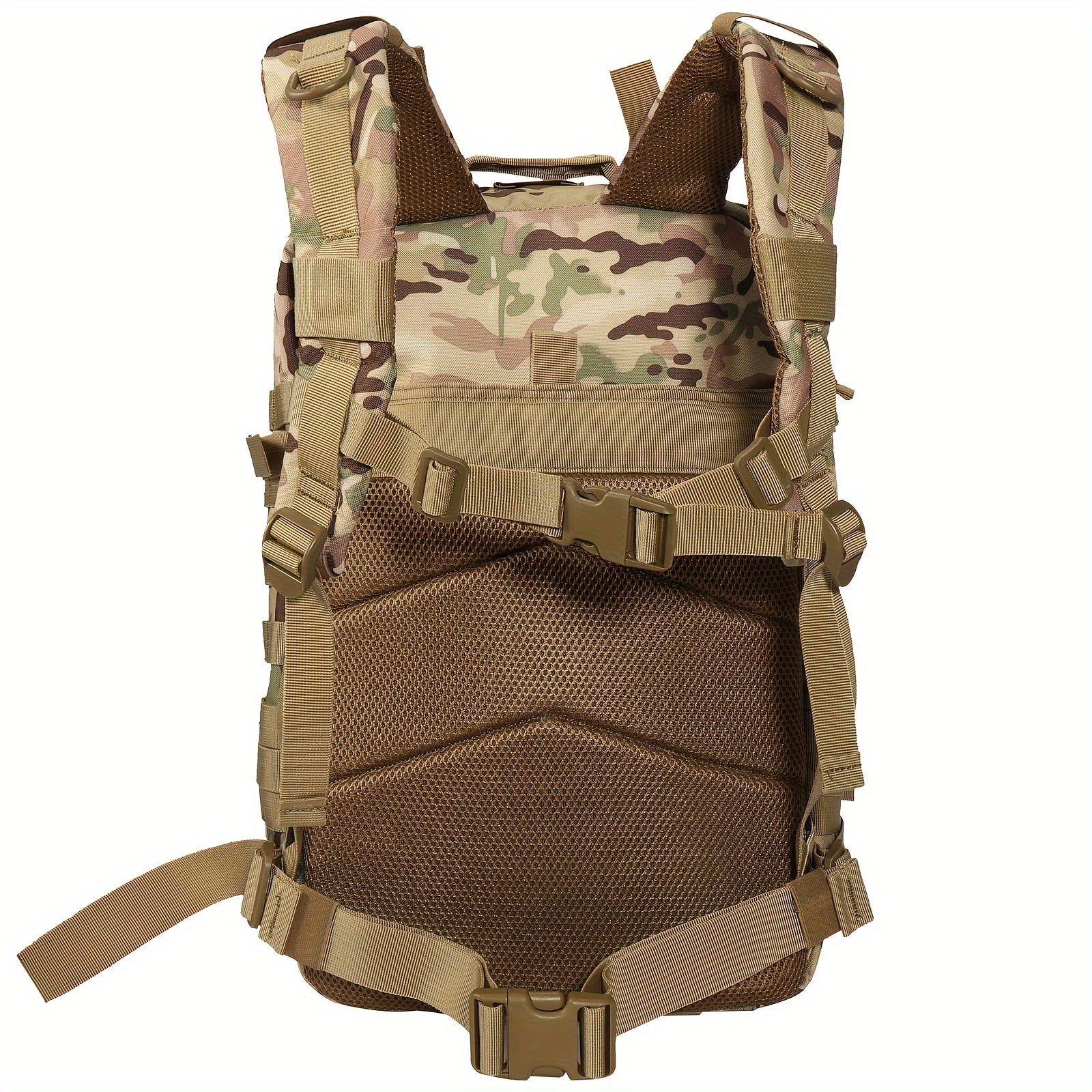 40L Waterproof Sports Backpack with MOLLE System Zipper Closure and Padded Back