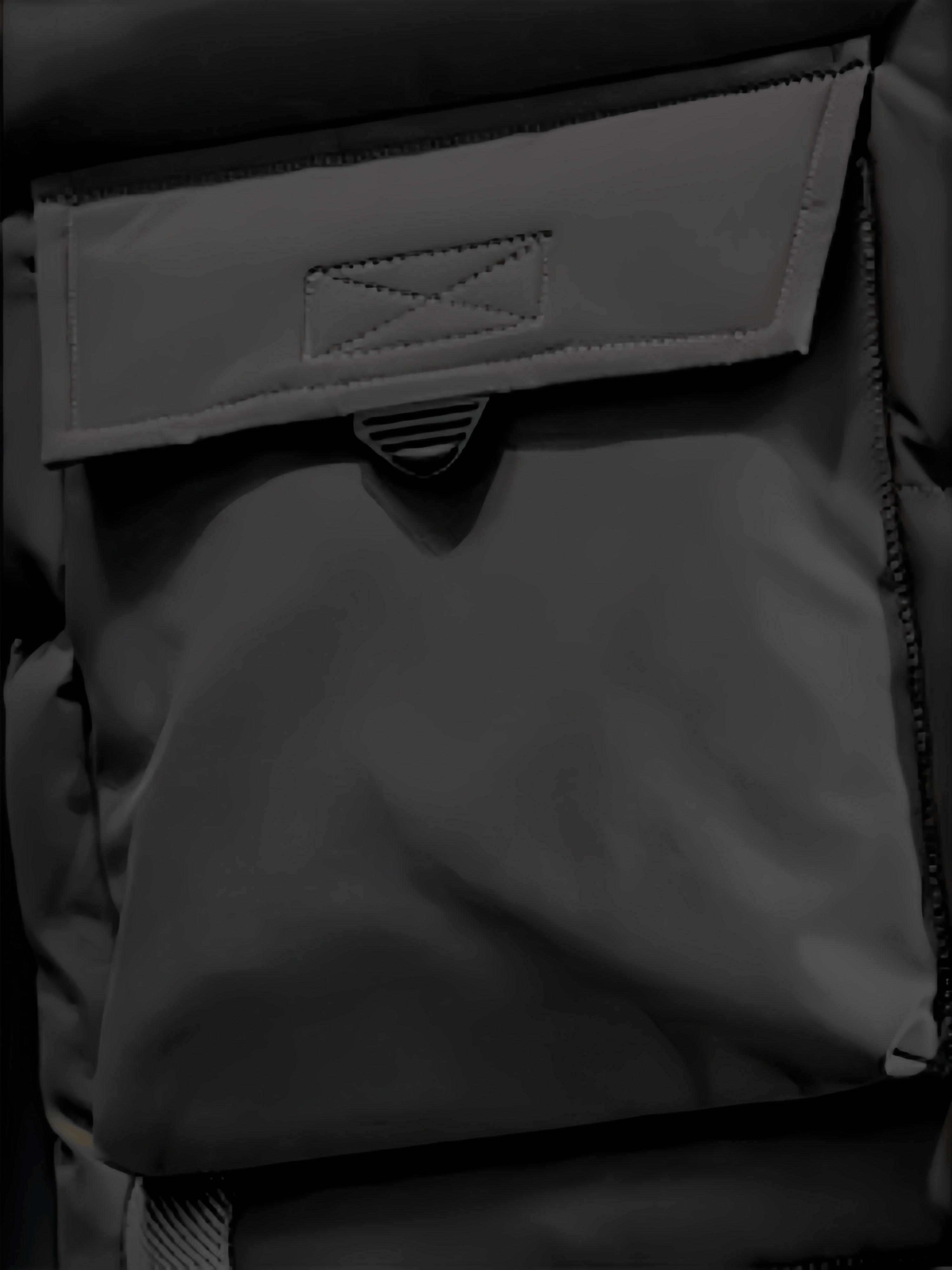 Men's Winter Hooded Vest with Fleece Lining, Multiple Pockets, Stand Collar