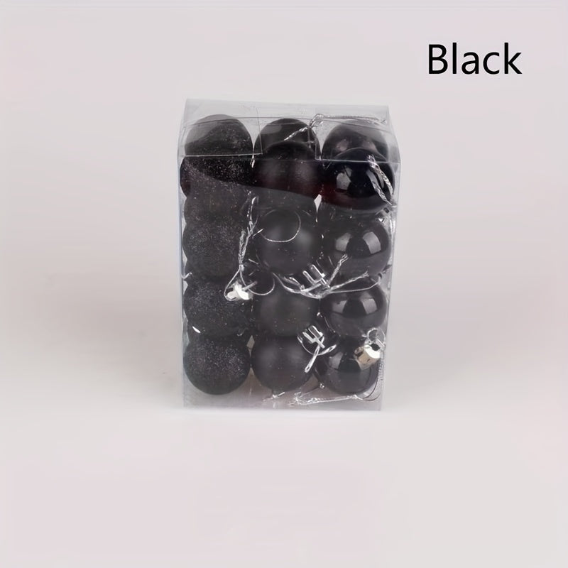 24 decoraciones de bolas de Navidad para centros comerciales, hoteles, KTV, bodas y fiestas navideñas