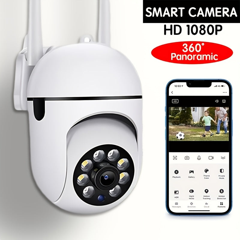 Wireless Security Camera 2MP HD WiFi IP Camera with Motion Detection Night Vision PTZ Two-Way Audio