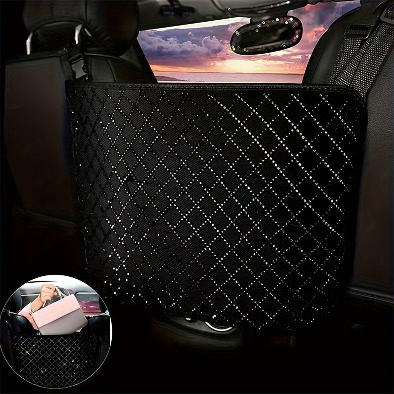 Ayollar uchun avtomobil o'rindigi tashkilotchisi, yumshoq materialli saqlash sumkasi, old va orqa o'rindiqlar uchun