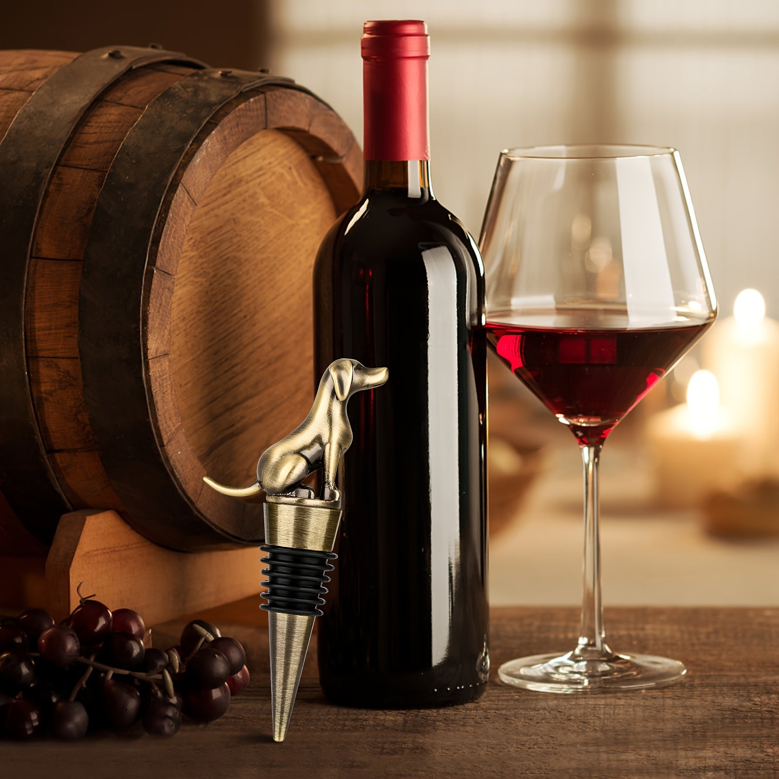 Labrador Retriever it vino to'xtatuvchisi, erkaklar va it sevuvchilar uchun ideal, Rojdestvo va Otalar kuni sovg'alari uchun mukammal