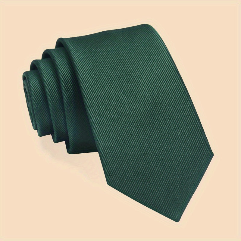 Erkaklar uchun oddiy rangli galstuk, ish kiyimlari va maktab formasi uchun