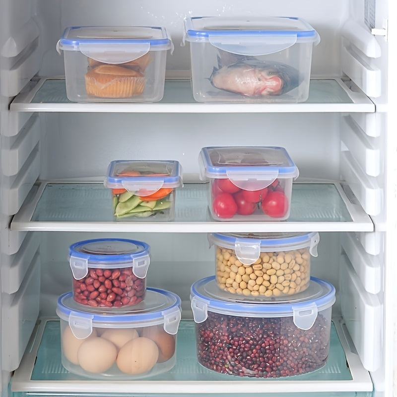Unisex Plastic Storage Box Microwave Safe Food Container 1/4 Pcs Set