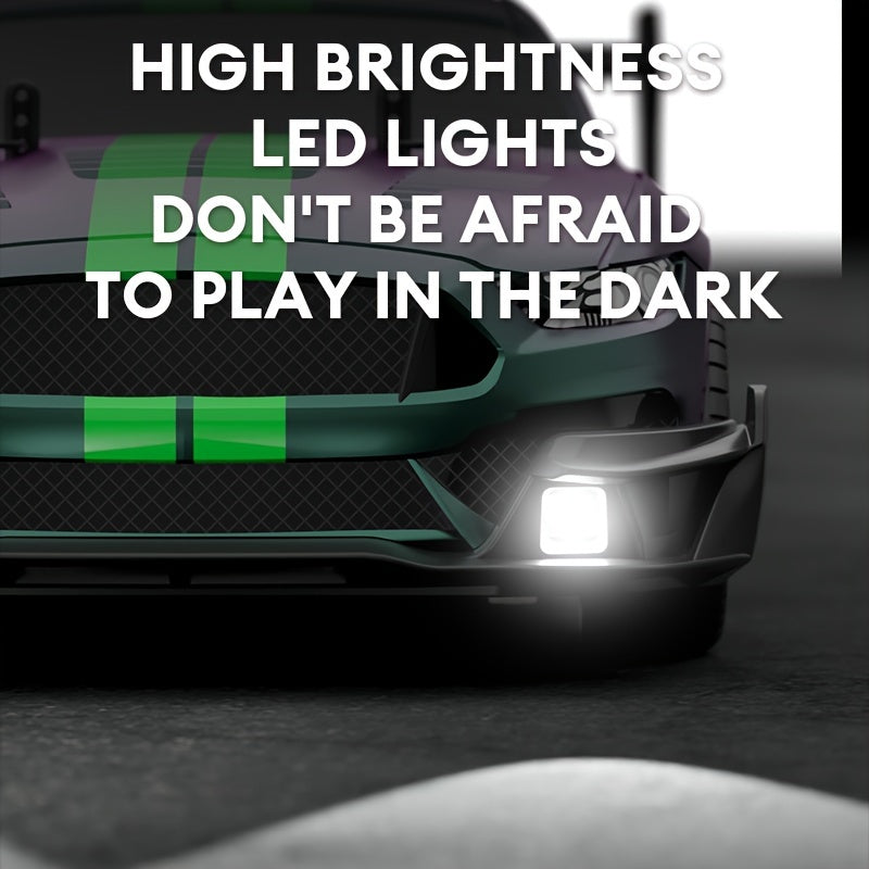 Coche de deriva RC de alta velocidad a escala 1:14, 2.4GHz, 4WD, alimentado por batería con litio recargable para niños de 14+.