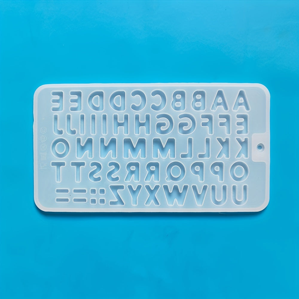 Silicone Alphabet and Number Mold for Baking Cake Decoration Jelly Candy DIY Projects