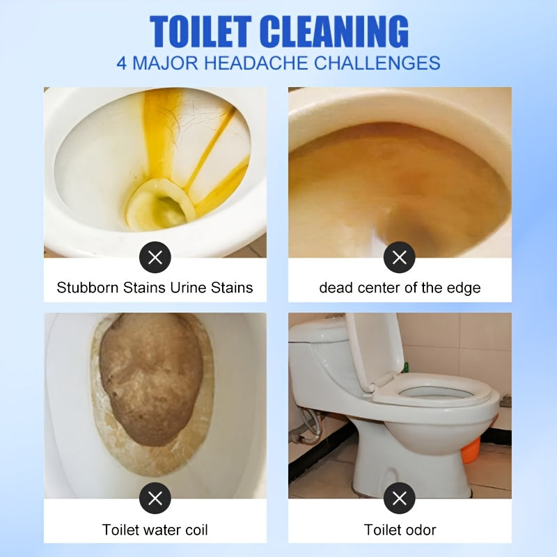 Toilet Cleaning Tablets for Stain and Odor Removal, Long-Lasting Fresh Scent