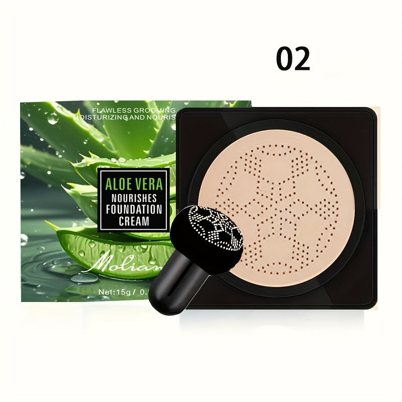 Women Hydrating Foundation Cream Oil-Control Waterproof Light Beige