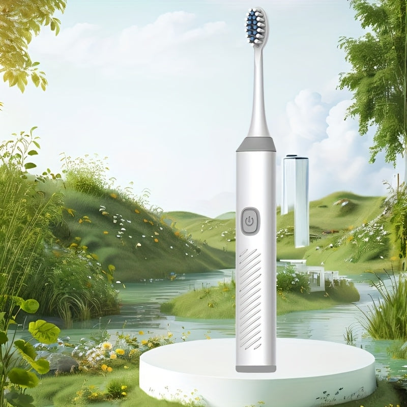 Electric Toothbrush for Adults White with Multiple Brush Heads, IPX7 Waterproof