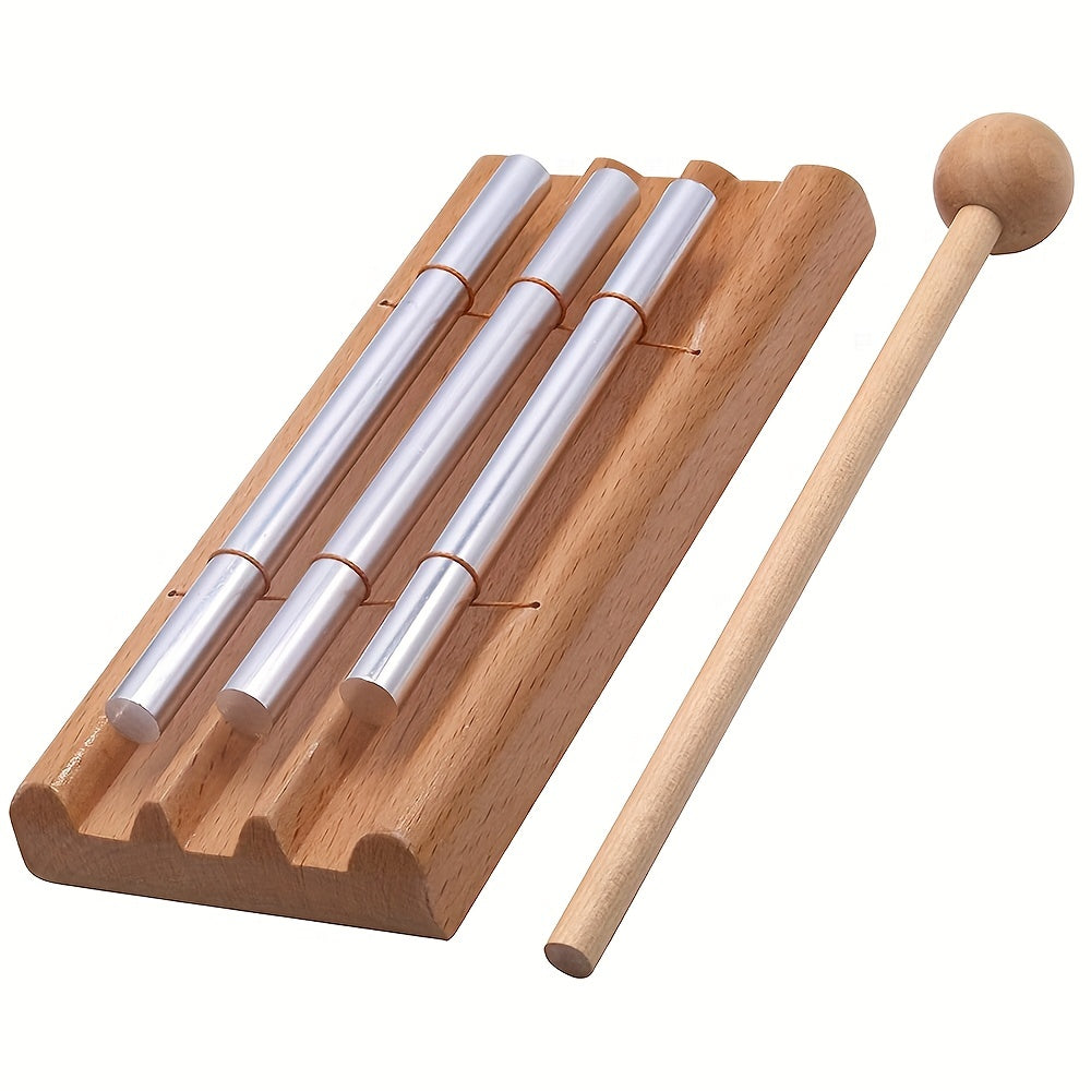 Wood Meditation Chimes for Mindfulness Yoga Prayer and Music Education Turmeric