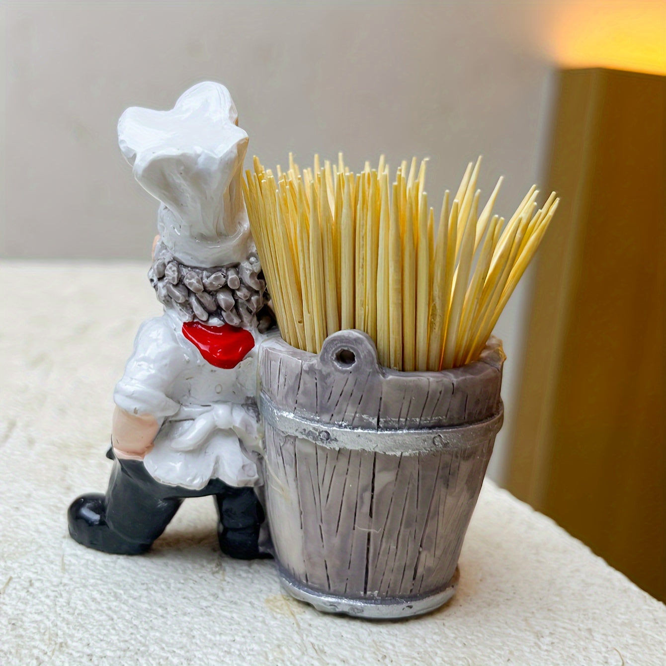 Toothpick Holder Figurine, ABS Resin, Kitchen Decor, Gift for Special Occasions