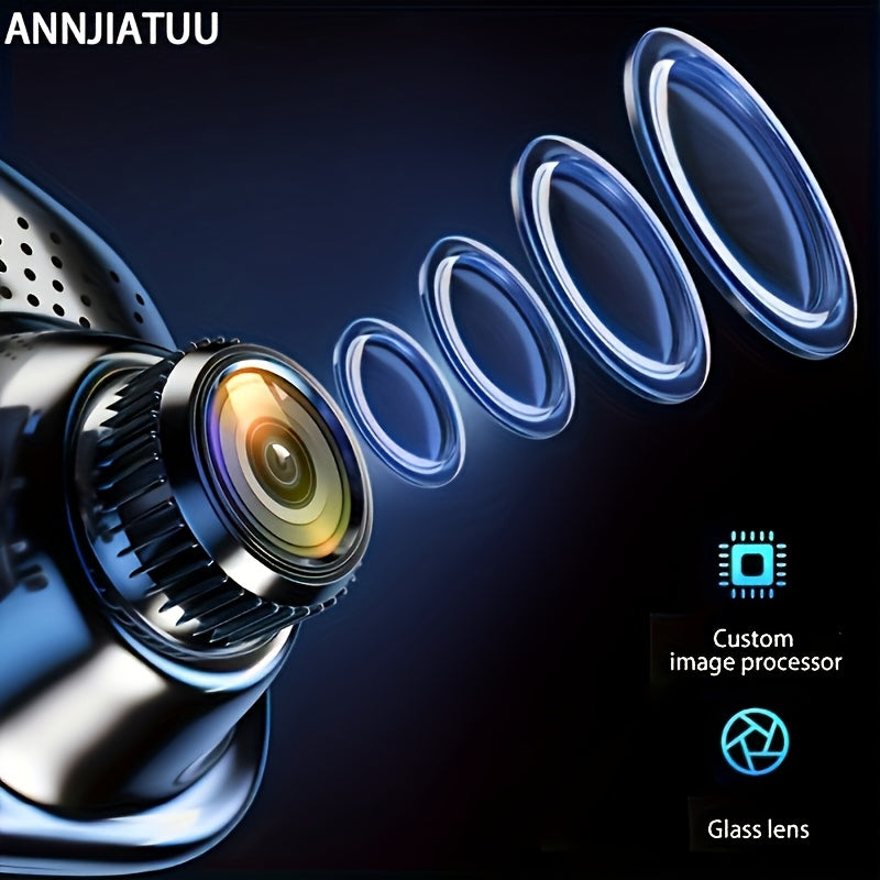 2024 Car Rearview Mirror with Dual Camera HD Night Vision Parking Monitoring