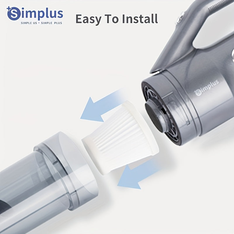 Simplus yuviladigan changyutgich filtri, BD49535 modellari bilan mos keladi, oson o'rnatish, mustahkam plastik material, batareya talab qilinmaydi.