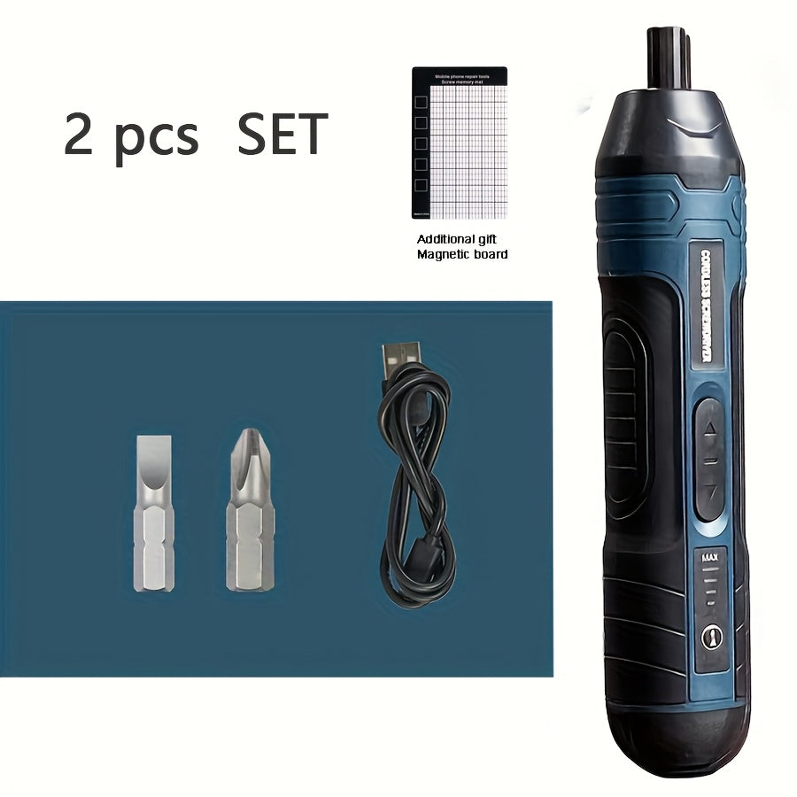 Cordless Electric Screwdriver with 1300mAh Lithium Battery Adjustable Torque and Speed