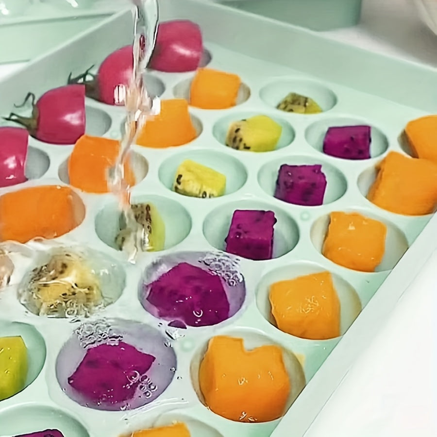 Plastik muzlik shakli 33 ta muz to'pi uchun sovuq ichimliklar uchun uy bar