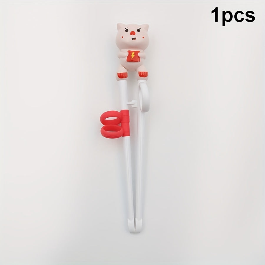 Dinosaur-Shaped Reusable Training Chopsticks for Beginners Ages 3+ in Multiple Colors