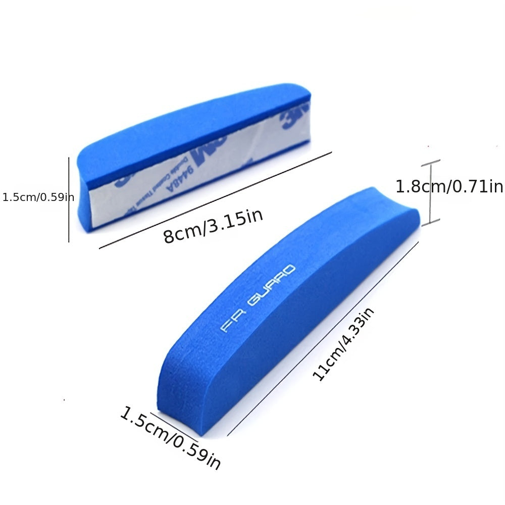 Avtomobil eshigi himoya qilish uchun 4 dona rezina chiziqli sirtni qoplash, chizish va qopqoqni himoya qilish uchun qopqoq qopqog'i