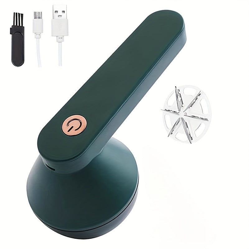 Portable USB Rechargeable Fabric Shaver for Removing Lint and Fuzz from Clothes Bedding Furniture and Carpet