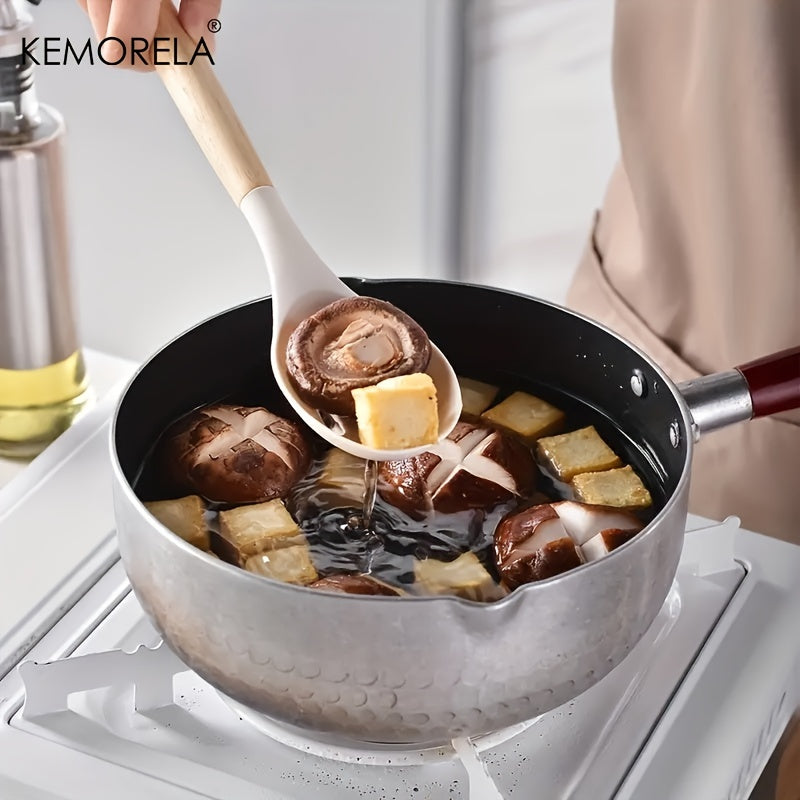 14-Donali silikon oshxona asboblari to'plami yog'och tutqichlar va saqlash qutisi bilan, yopishmaydigan, oziq-ovqat uchun xavfsiz pishirish asboblari