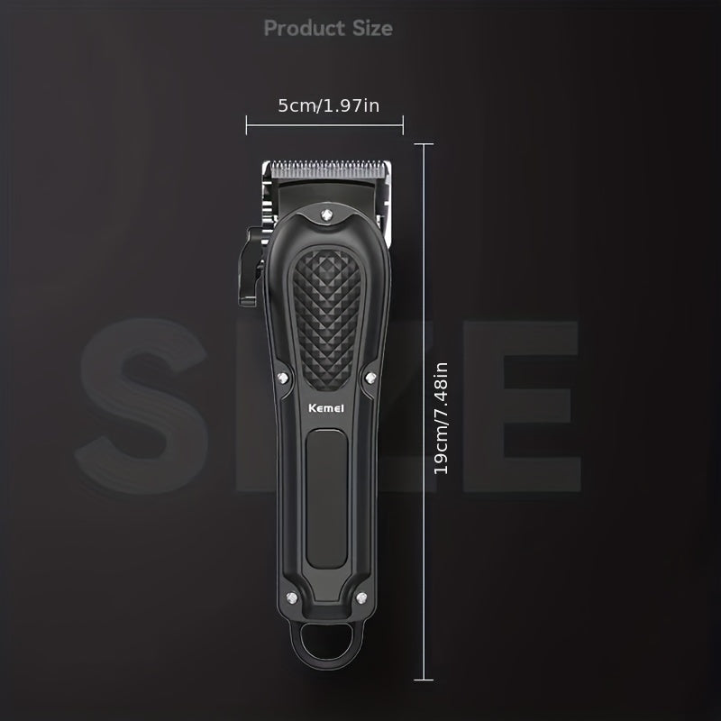 Cordless Men’s Beard Trimmer USB Rechargeable Lithium Battery Portable Grooming Tool