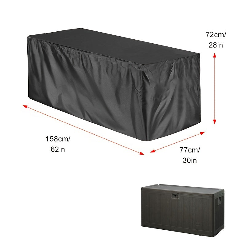 Tashqi dek qutilari uchun bardoshli UV-ga chidamli qoplama, bog' saqlash mebellarini himoya qiladi.