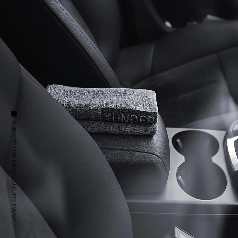 Микрофибровое полотенце для мойки автомобиля, мягкое, впитывающее, не царапающее, для чистки