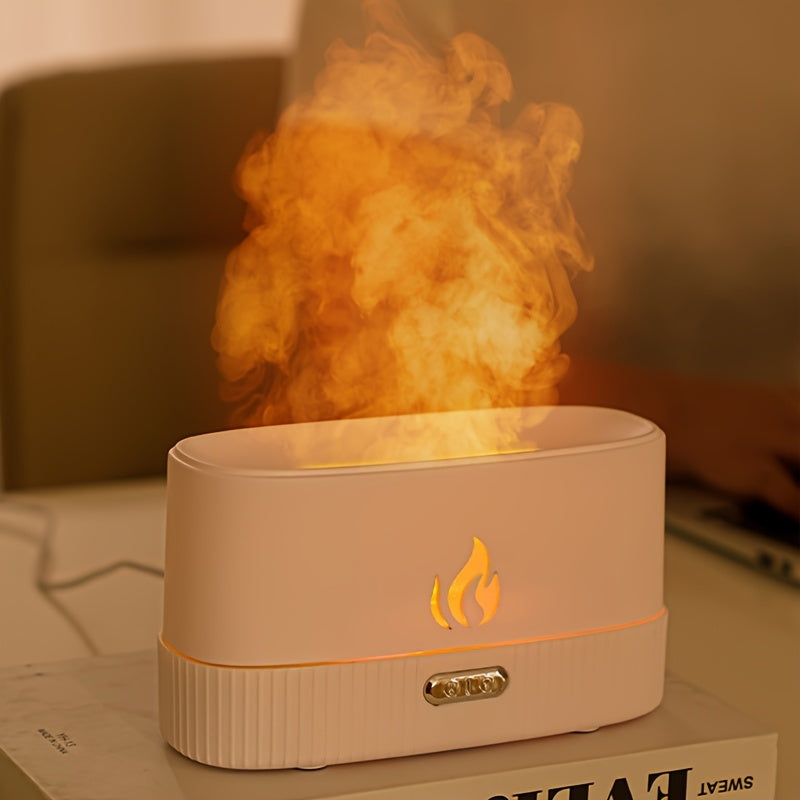 USB-Powered Aromatherapy Diffuser with Soundwave Technology LED Light Cool Mist Humidifier for Essential Oils