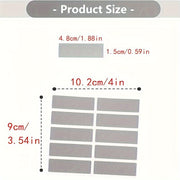 Set of 100 Matte Finish DIY Scratch Off Cards for Parties and Events